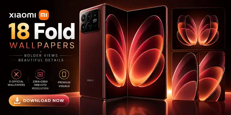 Xiaomi 18 Fold Stock Wallpapers