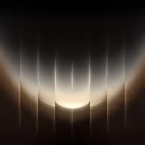 Huawei Mate 90 gold glowing abstract wallpaper with vertical light streaks